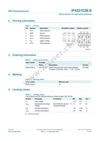 IP4221CZ6-S Datasheet Page 3