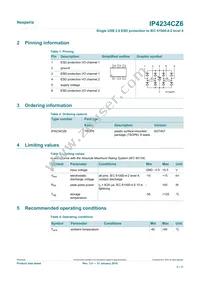 IP4234CZ6 Datasheet Page 2