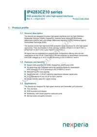 IP4283CZ10-TT Datasheet Cover