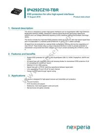 IP4292CZ10-TBR Datasheet Cover