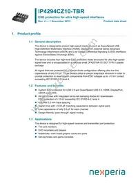 IP4294CZ10-TBR Datasheet Cover