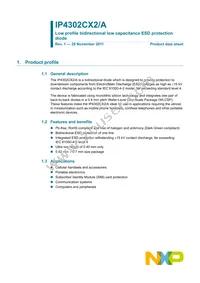 IP4302CX2/LF Datasheet Page 2