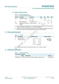 IP4302CX2/LF Datasheet Page 3