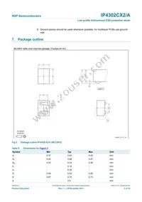 IP4302CX2/LF Datasheet Page 6