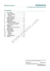 IP4302CX2/LF Datasheet Page 11