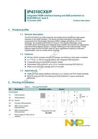 IP4310CX8/P Datasheet Cover