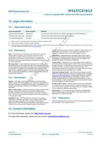 IP4337CX18/LF/P Datasheet Page 12