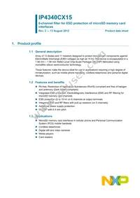 IP4340CX15/P Datasheet Page 2