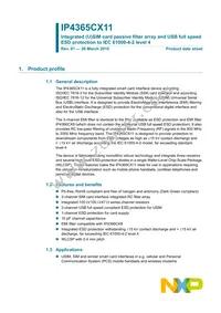 IP4365CX11/P Datasheet Page 2