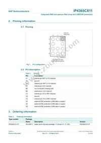 IP4365CX11/P Datasheet Page 3