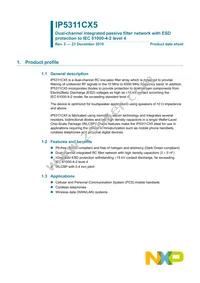 IP5311CX5/LF Datasheet Cover