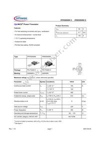 IPB050N06NGATMA1 Datasheet Cover
