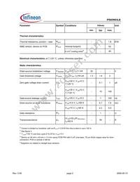 IPB05N03LB G Datasheet Page 2