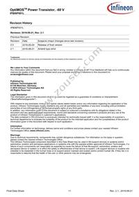 IPB06P001LATMA1 Datasheet Page 11