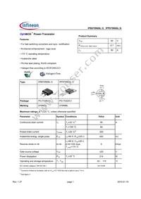 IPB070N06L G Datasheet Cover