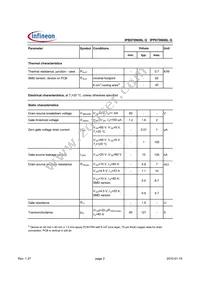 IPB070N06L G Datasheet Page 2
