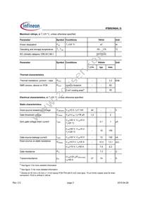 IPB093N04LGATMA1 Datasheet Page 2
