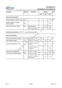 IPB100N06S3-04 Datasheet Page 2