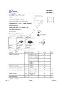 IPB114N03L G Datasheet Cover