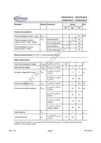 IPB34CN10NGATMA1 Datasheet Page 2