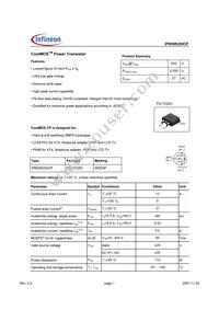 IPB50R250CPATMA1 Datasheet Cover