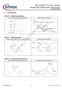 IPB60R190P6ATMA1 Datasheet Page 13