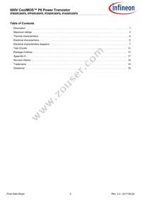 IPB60R380P6ATMA1 Datasheet Page 2