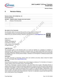 IPB65R190C6ATMA1 Datasheet Page 19