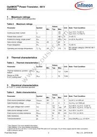 IPD06P003NATMA1 Datasheet Page 3