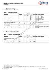 IPD06P005LATMA1 Datasheet Page 3