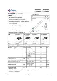 IPD105N03LGATMA1 Datasheet Cover