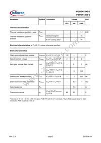 IPD110N12N3GBUMA1 Datasheet Page 3