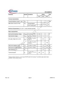 IPD144N06NGBTMA1 Datasheet Page 2