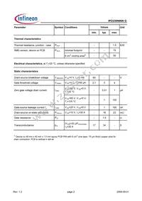 IPD230N06NGBTMA1 Datasheet Page 2