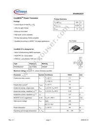 IPD50R520CPBTMA1 Datasheet Cover