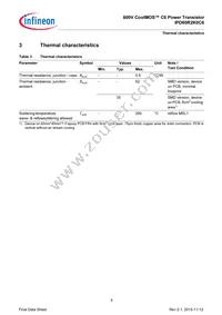 IPD60R2K0C6BTMA1 Datasheet Page 5