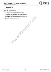 IPD60R800CEATMA1 Datasheet Page 15