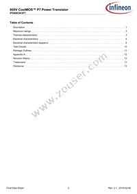 IPD80R3K3P7ATMA1 Datasheet Page 2