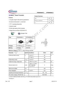IPP080N06N G Datasheet Cover