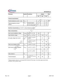 IPP16CN10LGXKSA1 Datasheet Page 2