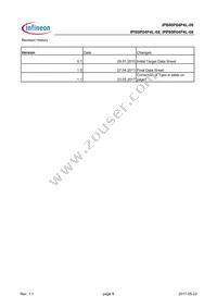 IPP80P04P4L08AKSA1 Datasheet Page 9