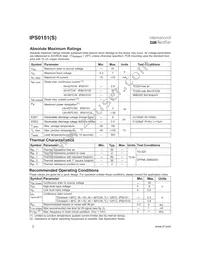 IPS0151STRL Datasheet Page 2