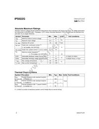 IPS022GTR Datasheet Page 2