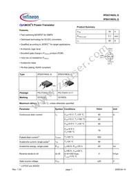 IPS031N03L G Datasheet Cover