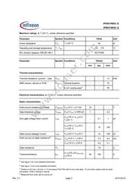 IPS031N03LGAKMA1 Datasheet Page 2