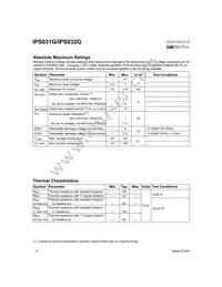 IPS032G Datasheet Page 2