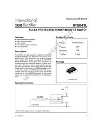 IPS041LTR Datasheet Cover