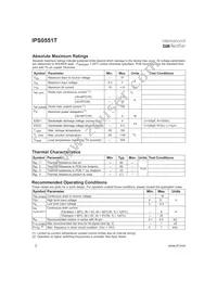 IPS0551T Datasheet Page 2