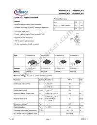 IPS06N03LA G Datasheet Cover