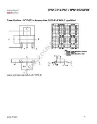 IPS1052GTRPBF Datasheet Page 9